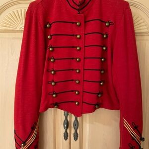 Denim & Supply Ralph Lauren Red Military Blazer